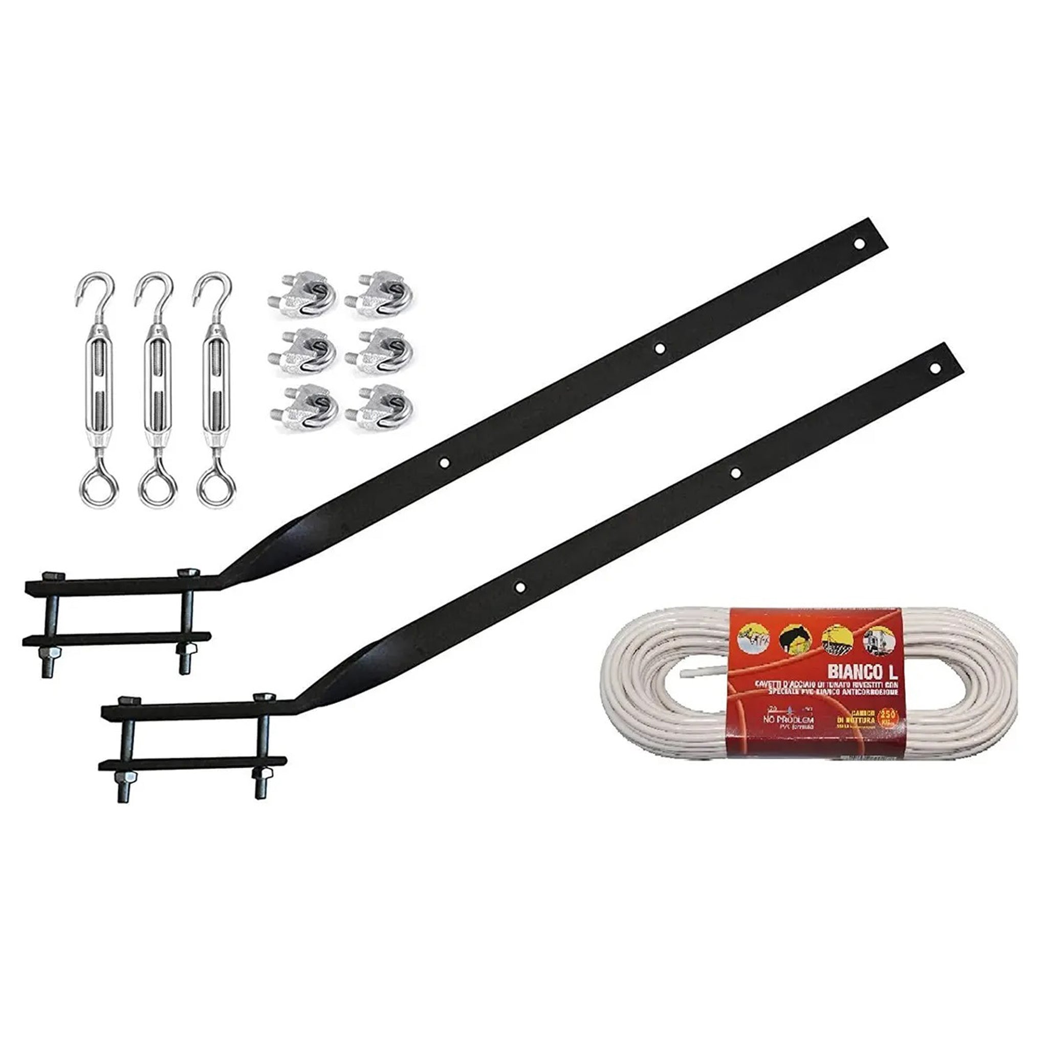 Kit staffe stendibiancheria da balcone – Kit completo