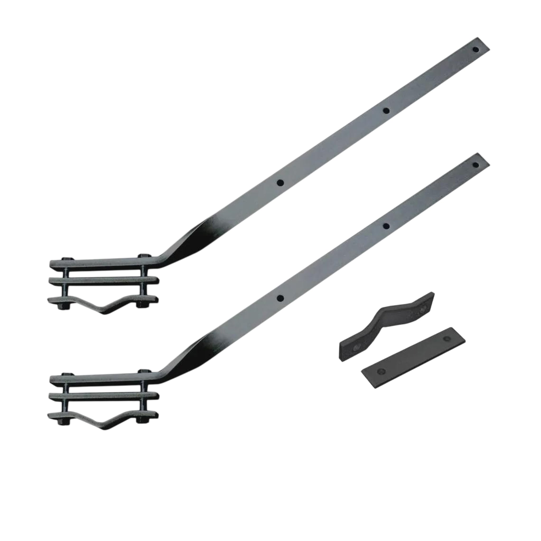 Coppia staffe stendibiancheria da balcone + doppia piastra